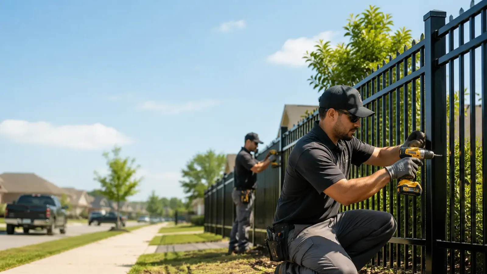 Metal Fence Installation in Garland, KS